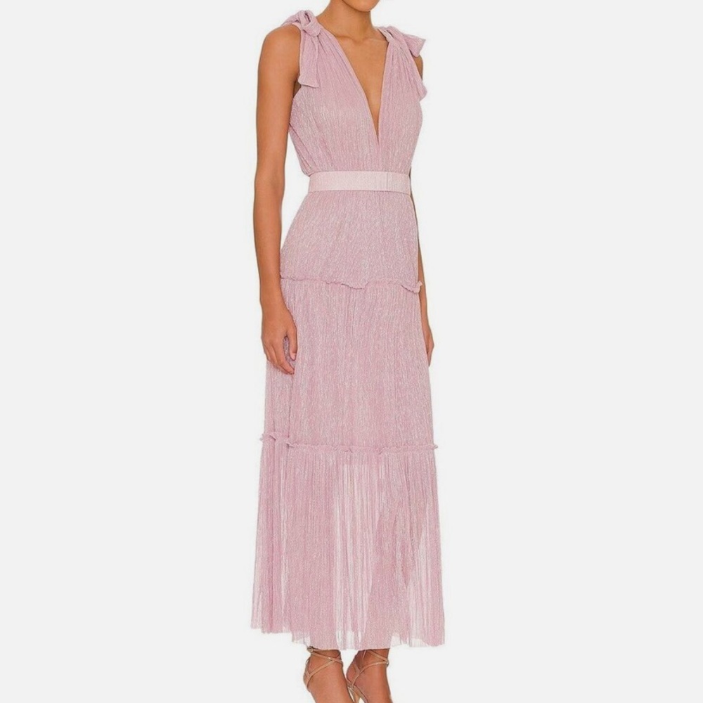 Sabina Musayev Helena Dress in Pink Lavender